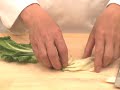 Prepare Bok Choy for Chinese food