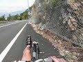 Downhill with recumbent from Col de Castillon