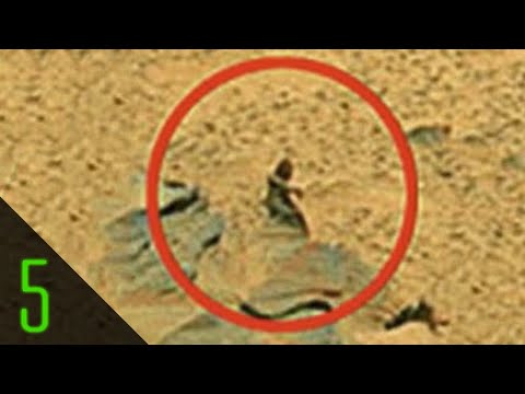 mars - The 5 most mysterious photographs taken on Mars, from strange lights shining up from the ground to a humanoid shape that looks impossibly like Big Foot... Su...