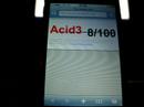 Acid3 test for iPhone Safari