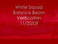White Squad Balance Beam.wmv
