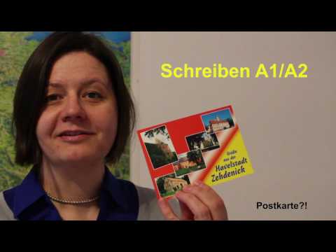 Die Postkarte - das informelle Schreiben auf Niveaustufe A1/A2