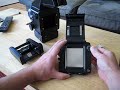 Loading a Mamiya RZ67 Pro II With 120 Film