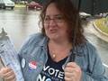 videos de Obama Volunteer in the rain: Durham NC