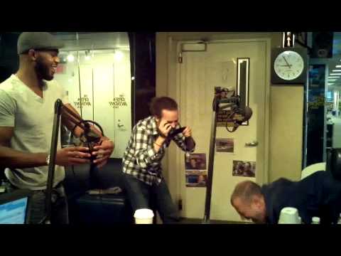 UFC'S Jon Jones shin kicks Jim Norton - @OpieRadio
