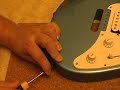 Take apart and clean an electric guitar. (Dismantle Disassem Take apart and clean an electric guitar. (Dismantle Disassem