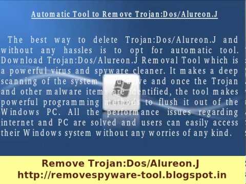 how to get rid of alureon.j