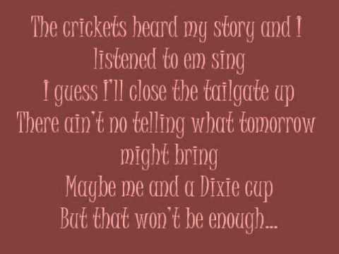 tailgate Blues – Luke Bryan with Lyrics