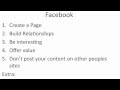 Five Tips for Getting the Most out of Facebook