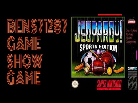 Jeopardy Sports Edition SNES Game 1