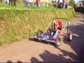 vuelco espectacular de autos locos en poreñu