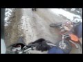 Motorcycle Crash, the deadly trail...KTM 200 exc, Honda CRM 250 and CCM 404