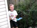 Zane laughing at Marty