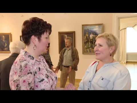 Рэтраспектыву творчасці братоў Ткачовых прадставілі ў Палацы Румянцавых і Паскевічаў видео