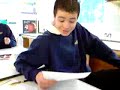 Sam Reading Out My C.V.