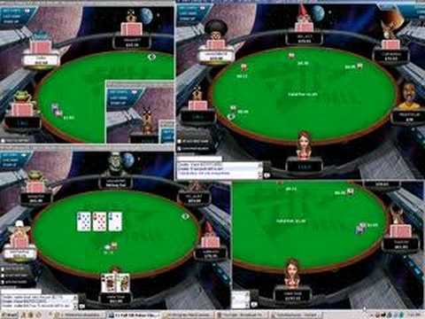 Crazy Online Poker Player Playing 11 ...