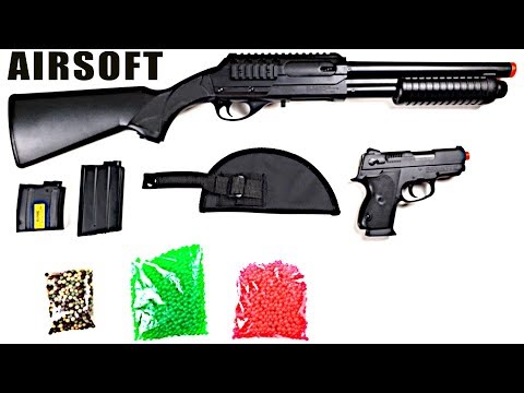 CHEAP Airsoft Shotgun and Pistol Kit - IS IT WORTH IT?
