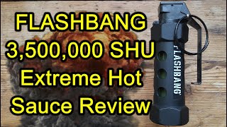 Flashbang 3.5m SHU extreme sauce explodes in our mouths!