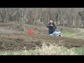 this is my friend he is iowa's first and only paralyzed motocross racer.  he is paralyzed from the nipple's down and can only use his arms.  he is racing his first motocross race since his accident a little over a year ago.  his bike is special made just for him with a auto clutch and he is strapped to the bike.