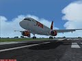 Landing in SBRF,Airbus A320 TAM