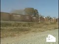 Freight train crashes into truck