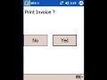 Invoicing on your handheld!