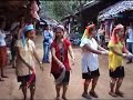 Long-Neck Northern Thailand young girls dancing