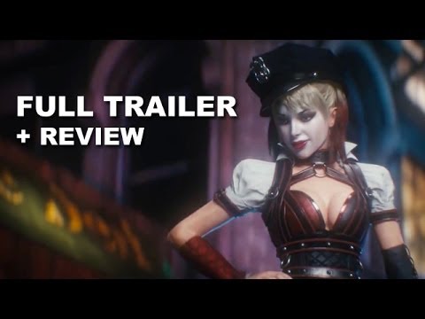 review trailer - Batman Arkham Knight debuts its official video game trailer for 2014! Watch it today with a trailer review! http://bit.ly/subscribeBTT Batman Arkham Knight d...