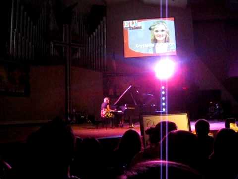 Krystelle Arneson at Evangels Got Talent