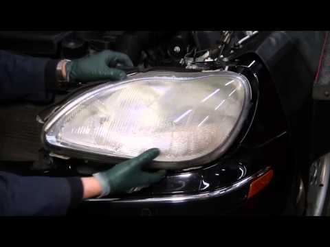 Mercedes W220 S500 S430 Headlight Removal and Replacement