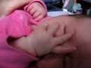 She has her thumb again!
