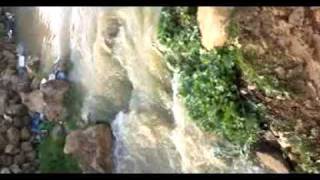 نهر و سيل مخيم الفوار بتاريخ 19/2/2012