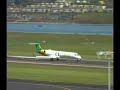 Oregon Ducks Horizon Air CRJ-700 Departs Runway 10L from PDX Oregon Ducks Horizon Air CRJ-700 Departs Runway 10L from PDX