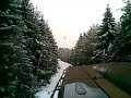 Cab ride through a snowy Hult