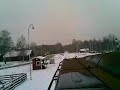 Cab ride through a snowy Hult