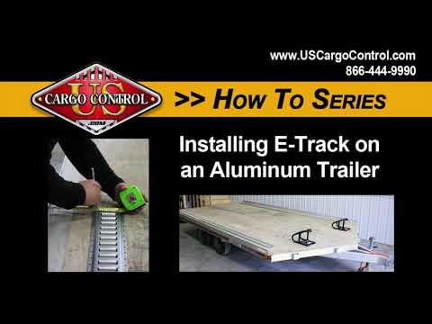 how to fasten etrack