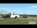 Diesel truck tug of war gone wrong!