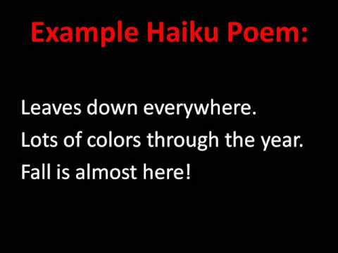 how to write haiku