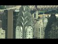 View from Empire State Building, Zoom On Chrysler Building,New York