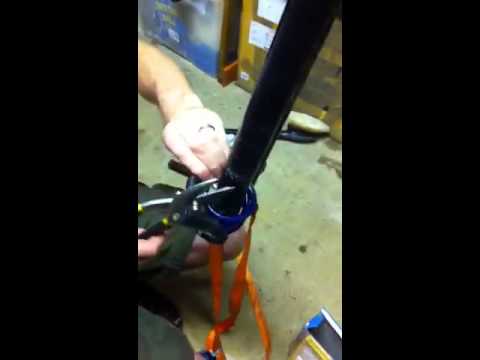 how to remove bike d-lock