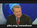 NEWSHOUR w/ JIM LEHRER | SHIELDS & BROOKS Dec. 19 2008 | PBS NEWSHOUR w/ JIM LEHRER | SHIELDS & BROOKS Dec. 19 2008 | PBS