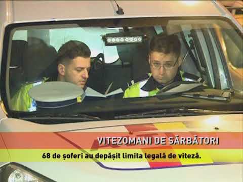 68 de şoferi au depăşit limita legală de viteză