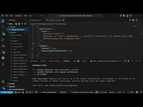 Claude Code Essentials - Sandbox Follow Along
