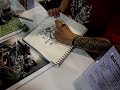 sdcc07 david finch drawing