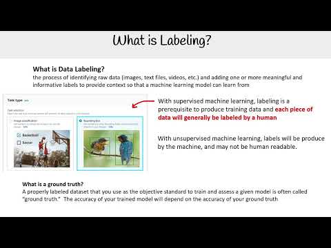 What is Data Labeling? - AWS AI Practitioner AIF-C01
