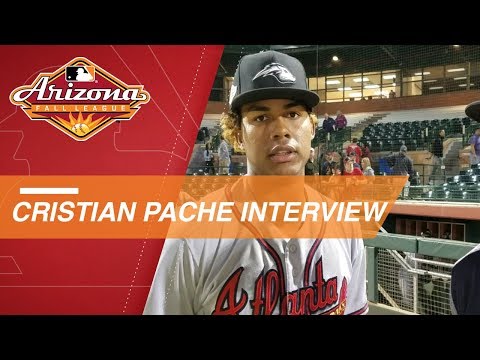 Video: Braves prospect Pache on RBI triple in Fall League