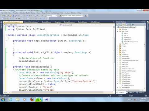 how to fill datatable from xml in c#