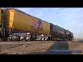 UP #844 makes a visit to St. Louis on March 27-28, 2012, while leading The Shiloh Limited to Marion, Arkansas. Viewable in 1080p HD. Still images at: stormhighway.com Shot list: 1.) A westbound UP rock train passes the incoming #844 at Washington, Missouri. 2.) #844 starting The Shiloh Limited at Washington, Missouri and heading east. 3.) #844 eastbound at the Hampton Avenue overpass in St. Louis. 4.) With the setting sun and the Gateway Arch as backdrops, #844 backs The Shiloh Limited into the siding at S. Ewing and Papin Street in St. Louis. 5.) #844 before dawn on March 28, with a little driver slip on the west approach to the MacArthur Bridge in downtown St. Louis. 6.) #844 meeting a freight at speed near Columbia, Illinois at sunrise. Past video of UP steam in St. Louis can be found here: www.youtube.com Copyright Dan Robinson. stormhighway.com
