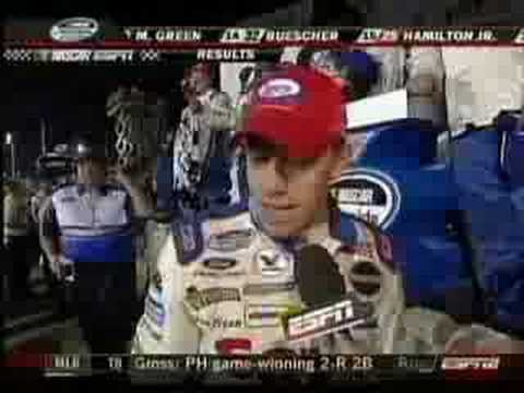 Carl Edwards show Respect Millwaukie Mile 2008