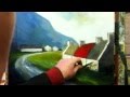 Painting in Studio with Padraig McCaul (Music by The Harvest Ministers)